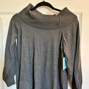 CeCe Women's  NWT Long Sleeve Collared Neck Sweater Size Medium